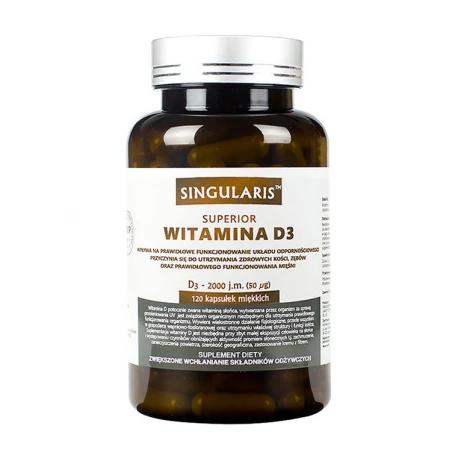 Witamina D3 Superior 2000IU (120kaps) SINGULARIS
