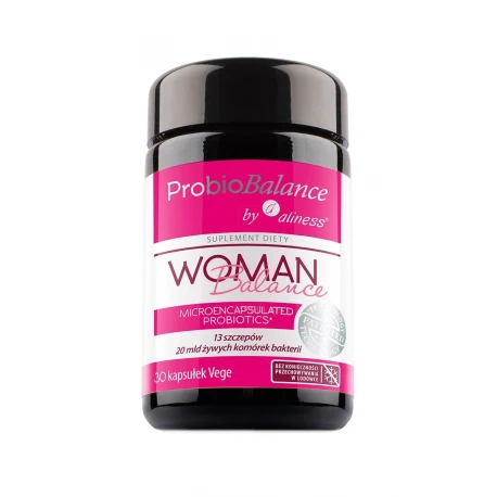 Probiotyk dla Kobiet ProbioBalance Woman Balance 20mld (30kaps) Aliness