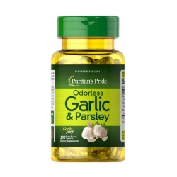 Czosnek Bezzapachowy 500mg + Pietruszka 100mg (100kaps) Puritan's Pride