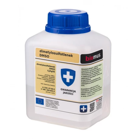 DMSO Dimetylosulfotlenek 250ml Czysty 99,9% Biomus
