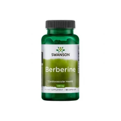 Berberine Berberyna HCL 400mg (60kaps) Cukrzyca Swanson