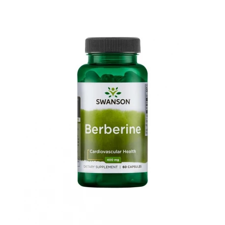 Berberine Berberyna HCL 400mg (60kaps) Cukrzyca Swanson