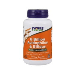 Probiotyk 8 Bilion Acidophilus & Bifidus 8 mld (120 kaps) Now Foods