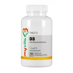 Witamina D3 z Lanoliny 2000IU (250 tab) Myvita
