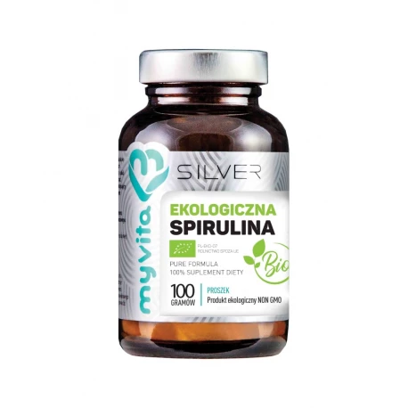 Spirulina Platensis BIO Proszek 100 g Silver MyVita