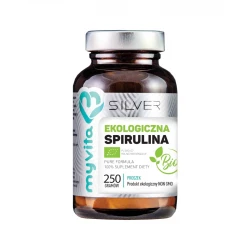 Spirulina Platensis BIO Proszek 250 g Silver MyVita