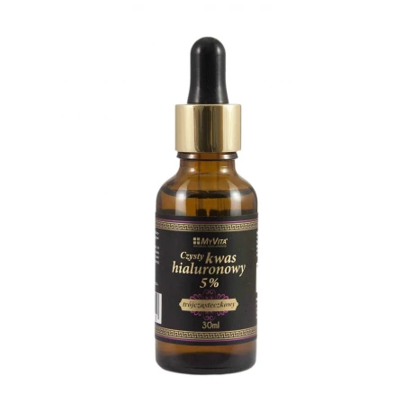 Czysty Kwas Hialuronowy 5% 30 ml trójcząsteczkowy Myvita