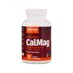 CalMag Przyswajalny Wapń i Magnez + Witamina D2 (90 tab) Jarrow Formulas