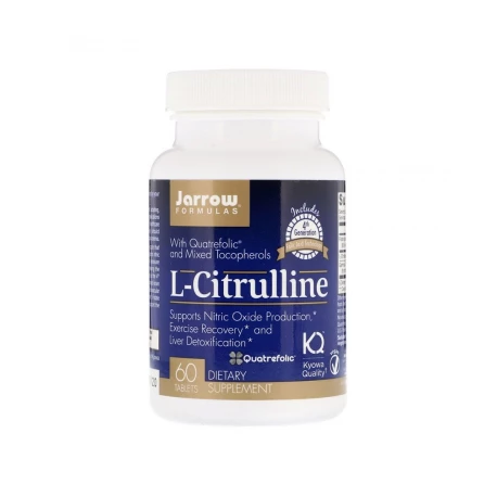 L-Citrulline L-Cytrulina + Foliany + Tokoferole (60 tab) Aminokwasy Jarrow Formulas