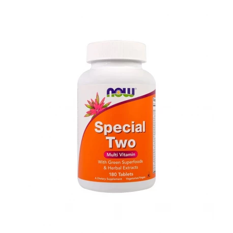 SPECIAL TWO Multiwitamina Kompleks Witamin i Minerałów (180 tab) Now Foods