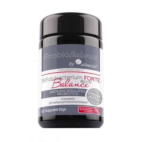 Probiotyk BifidoBacterium FORTE Balance 20 mld (60 kaps) Aliness