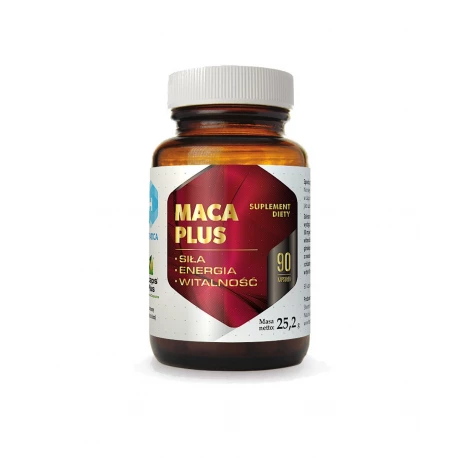 MACA PLUS Ashwagandha Różeniec Cytryniec Shatavari (90 kaps) Hepatica