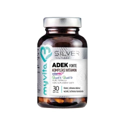 Witaminy ADEK Forte Kompleks Witamin (30 softgels) Silver MyVita
