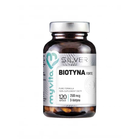 BIOTYNA FORTE 2500mcg (120kaps) Witamina B7 Silver