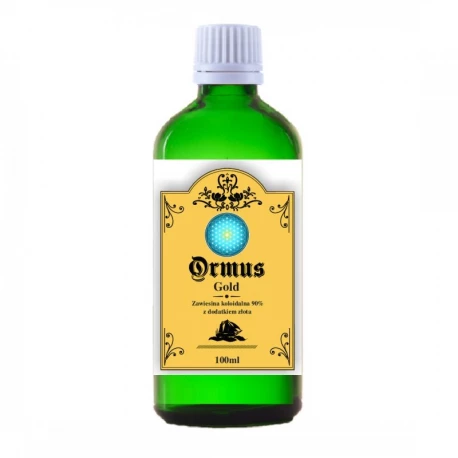 ORMUS ORME GOLD 100 ml Minerały Morza Martwego Zawiesina Koloidalna 90% 