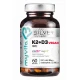 Witamina K2 MK-7 100 mcg + Veg D3 2000 IU VEGAN FORTE Wege (60 kaps) Silver Myvita