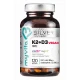 Witamina K2 MK-7 100 mcg + Veg D3 2000 IU VEGAN FORTE Wege (120 kaps) Silver Myvita