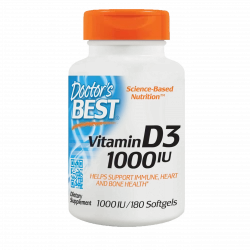 Witamina D3 1000 IU (180 kaps) Doctor's Best