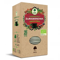 Herbatka Żurawinowa EKO 25x2,5 g Dary Natury