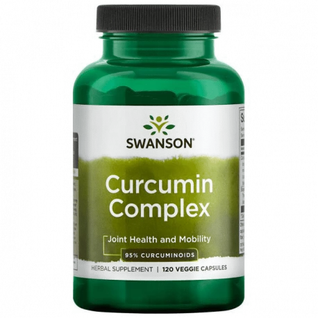 Curcumin Complex 700 mg Kurkumina + Piperyna Bioperine (120 vcaps) Swanson