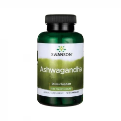 Ashwagandha 450 mg (100 kaps) Żeń-Szeń Indyjski Swanson