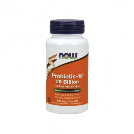 Probiotic-10 25 Billion (100 kaps) Probiotyk Now Foods