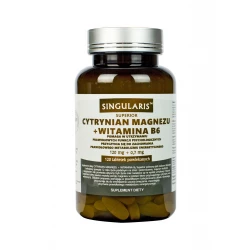 Cytrynian Magnezu 120 mg + Witamina B6 (120 tab) Singularis