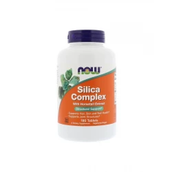 Silica Complex (180 tab) Krzem Bor Mangan Bentonit Now Foods