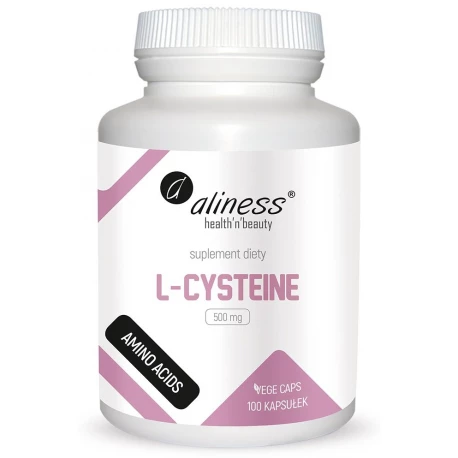 L-Cysteine L-cysteina 500 mg (100 kaps) Aminokwasy Aliness