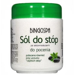 Sól do Stóp ze skłonnościami do Pocenia (Polecana Przy Uczuciu Ciężkich Stóp) 550 g BingoSpa
