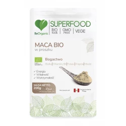 Maca Bio SuperFood Proszek 200 g BeOrganic