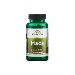 Maca Sproszkowany Korzeń 500 mg (100 kaps) Swanson