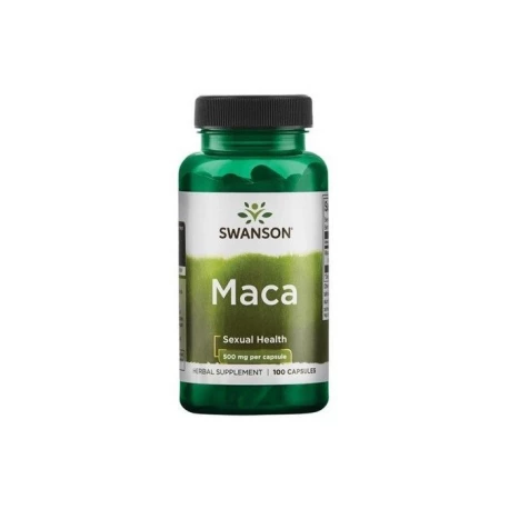 Maca Sproszkowany Korzeń 500 mg (100 kaps) Swanson