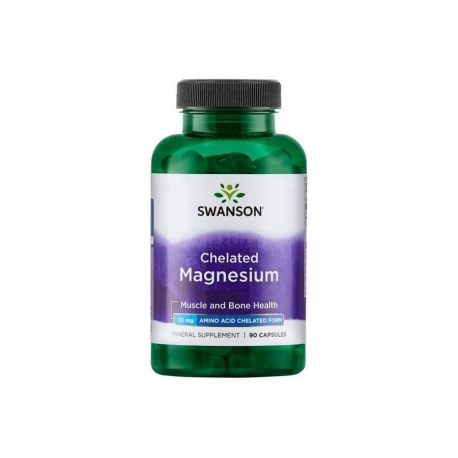Magnez Chelatowany Diglicynian 133 mg (90 kaps) Swanson