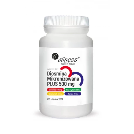 Diosmina Mikronizowana Plus 500 mg (100 tab) Aliness