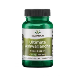 Ashwagandha 250 mg KSM-66 (60 kaps) Stres Swanson