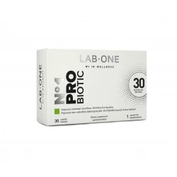 Nr 1 ProBiotic 30 mld 10 Szczepów Probiotyki (30 kaps) Lab One