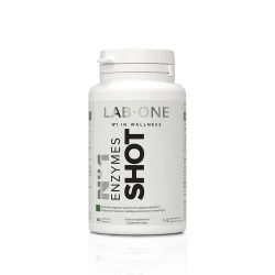 Nr 1 Enzymes SHOT Enzymy Trawienne (60 kaps) Lab One