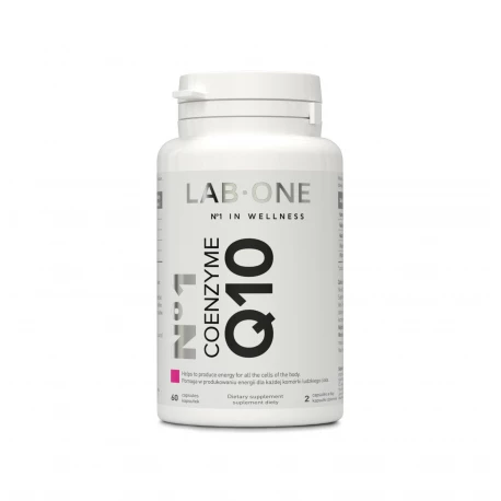 Nr 1 Coenzyme Q10 Ubichinol 100 mg Koenzym (60 kaps) Lab One