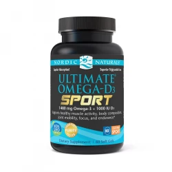 Ultimate Omega D3 Kwasy Omega-3 EPA DHA + Witamina D3 1000 IU (60 kaps.) Nordic Naturals