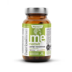 Memvit Pamięć i Koncentracja 7w1 (60 kaps) Herballine Pharmovit