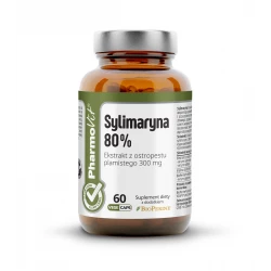 Sylimaryna 80% Ekstrakt z Ostropestu Plamistego 300 mg (60 kaps) Pharmovit
