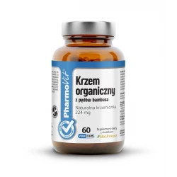 Krzem Organiczny z Pędów Bambusa 224 mg Naturalnej Krzemionki (60 kaps) CLEAN Pharmovit