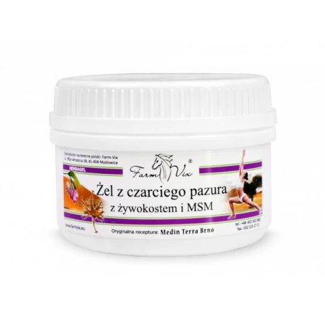 Czarci Pazur Żywokost MSM 350g FARMVIX