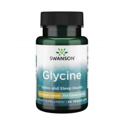 AjiPure Glycine Glicyna 500 mg (60 kaps) Swanson