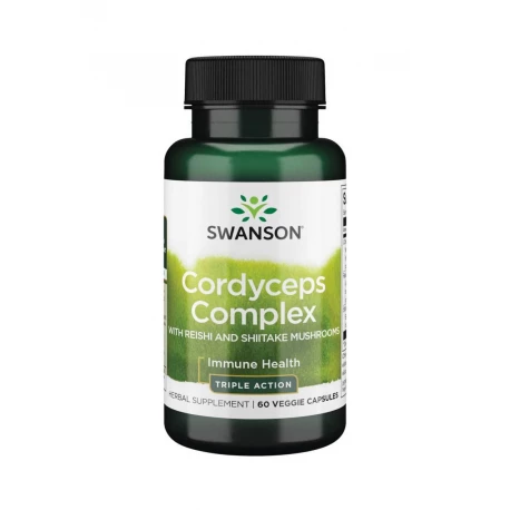 Cordyceps Complex Kordyceps Reishi Shiitake (60 kaps) Swanson