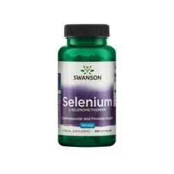Selen 100 mcg (200 kaps) Selenometionina Swanson