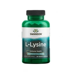 AjiPure L-Lizyna 500mg (90kaps) Aminokwasy SWANSON