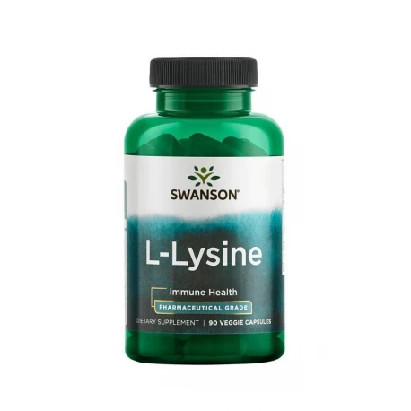 AjiPure L-Lizyna 500mg (90kaps) Aminokwasy SWANSON