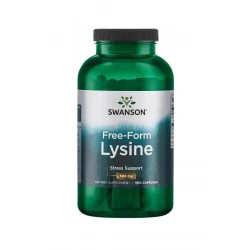 Free-Form L-Lysine L-Lizyna 500 mg (100 kaps) Aminokwasy Swanson